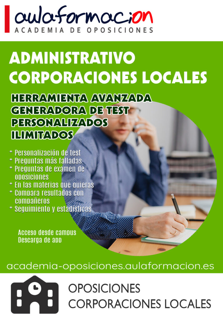 preparacion-oposiciones-administrativo-corporaciones-locales-test-aulaformacion
