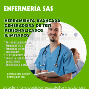preparacion-oposiciones-enfermeria-sas-test-aulaformacion