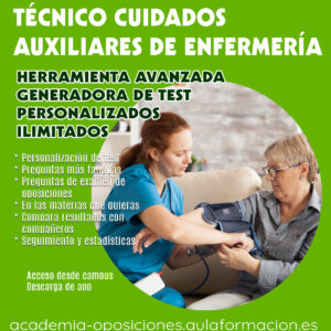 preparacion-oposiciones-sanidad-tecnico-cuidados-auxiliares-enfermeria-test-aulaformacion