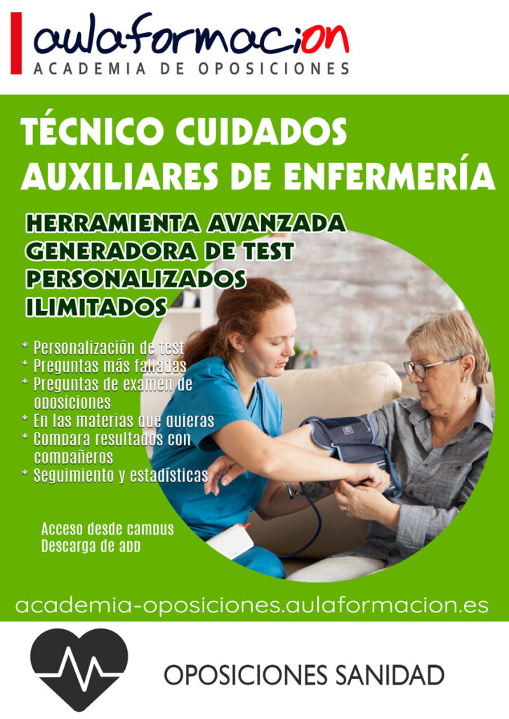 preparacion-oposiciones-sanidad-tecnico-cuidados-auxiliares-enfermeria-test-aulaformacion